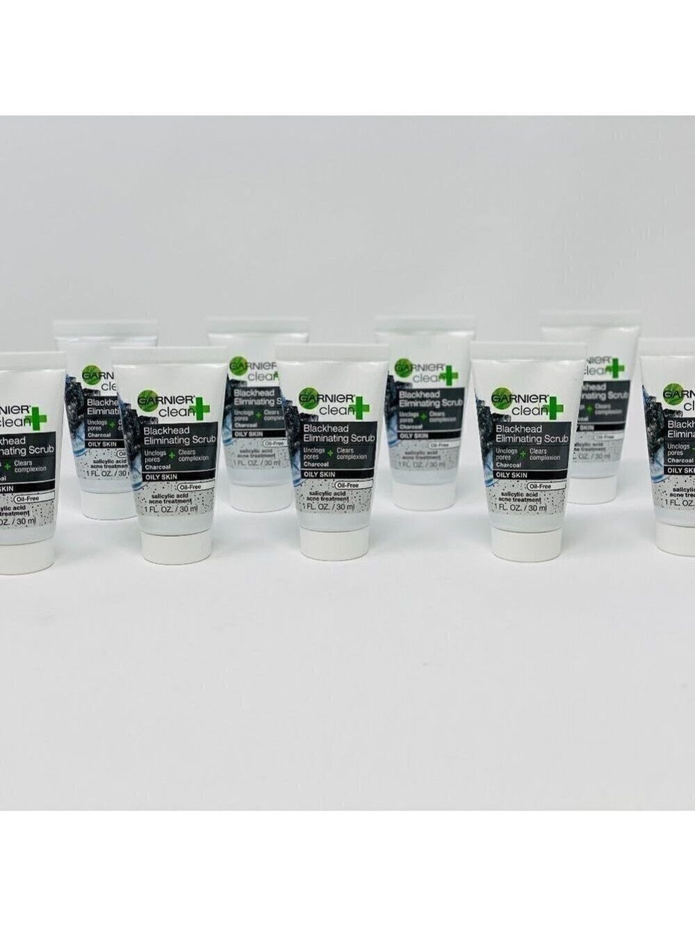 10 PK Garnier Blackhead Eliminating Scrub- 1 oz ea